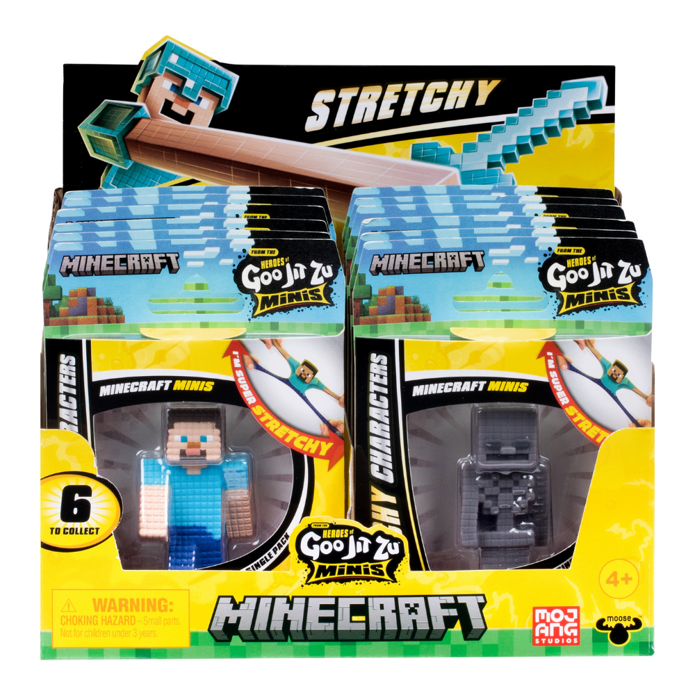 Goo Jit Zu  | Goo Jit Zu Minecraft Mini X 1 Surt. Cdu