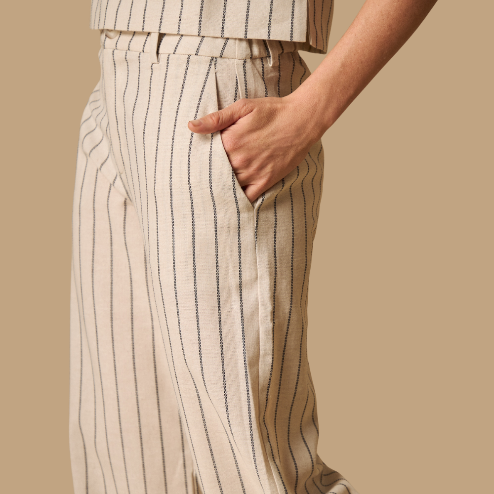 Esprit | Pantalón Wide Leg con Estampado para Dama