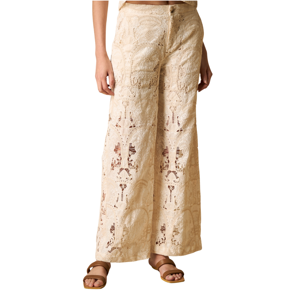 Esprit | Pantalón Amplio Con Estampado Floral Para Mujer