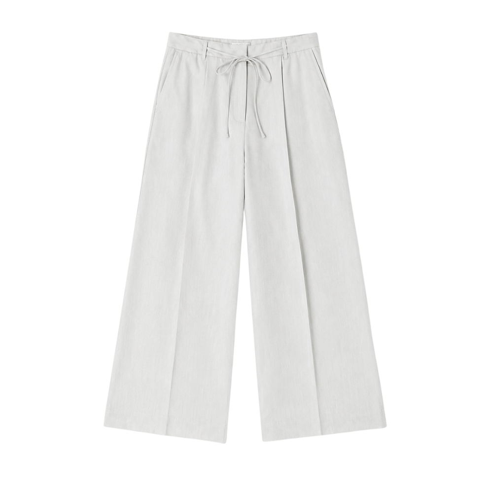 Olea | Pantalón de Pierna Amplia con Ajuste de Lazo para Dama