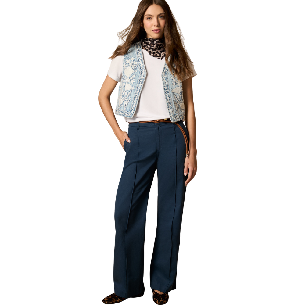 Esprit | Pantalón Chino con Nervadura Central para Dama