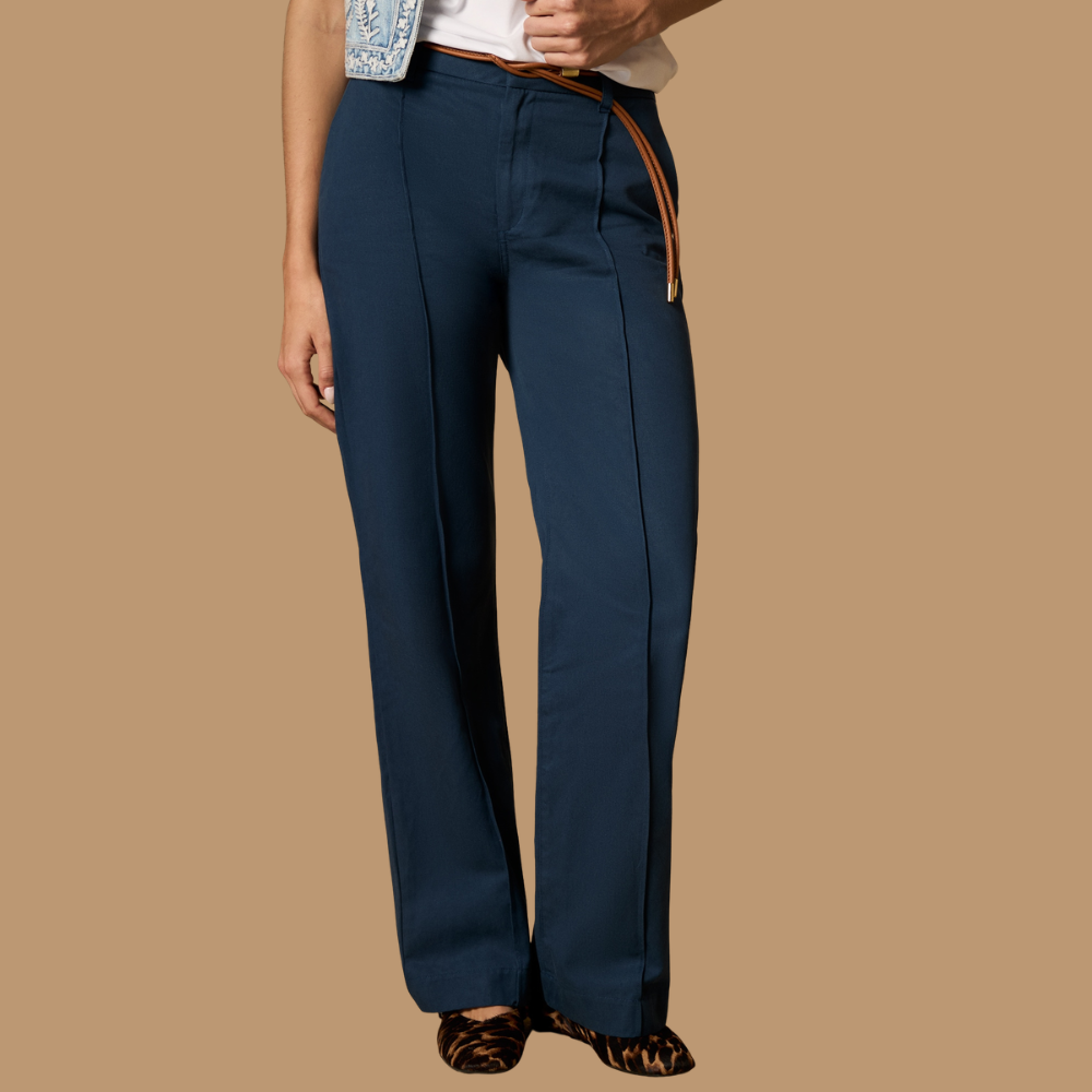 Esprit | Pantalón Chino con Nervadura Central para Dama