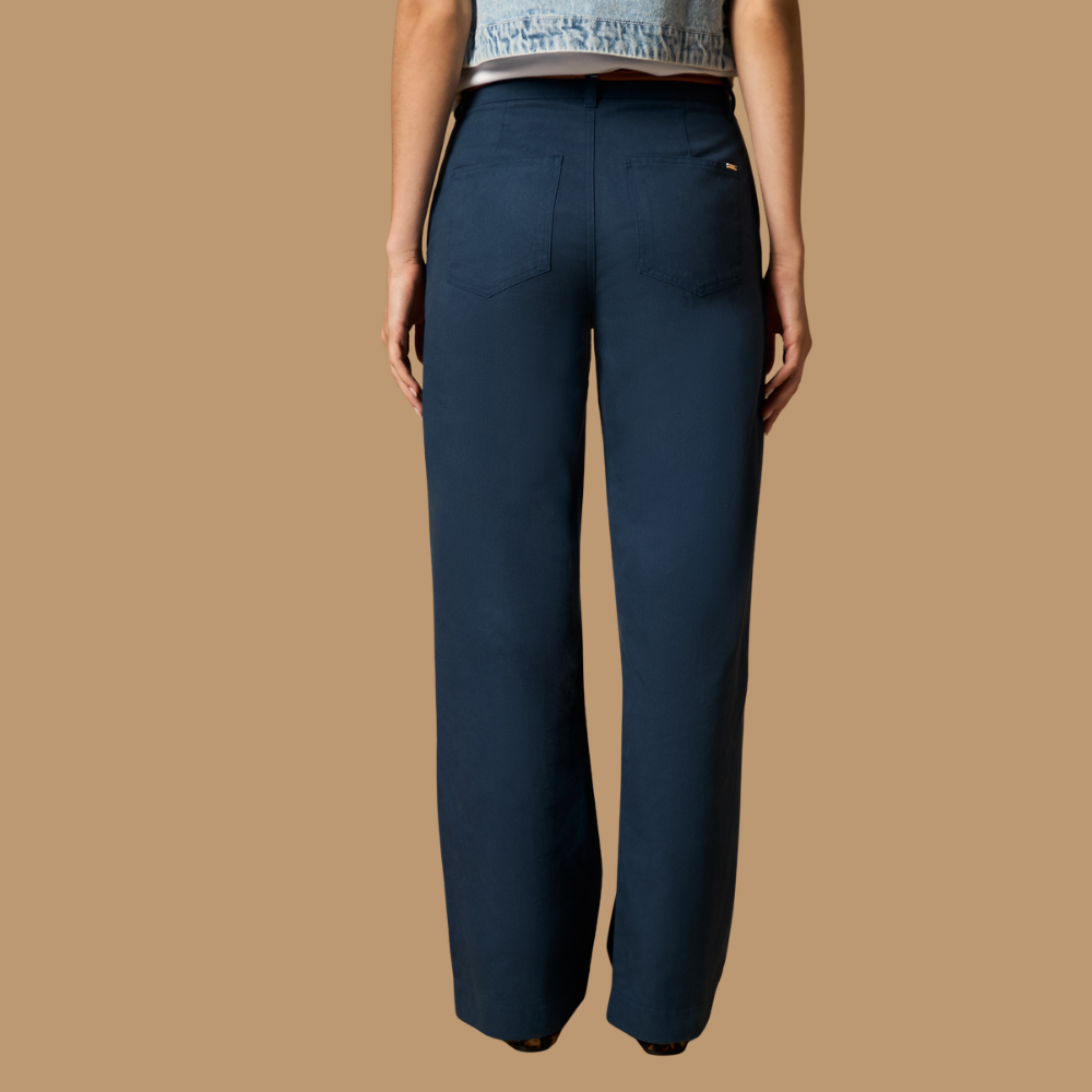 Esprit | Pantalón Chino con Nervadura Central para Dama
