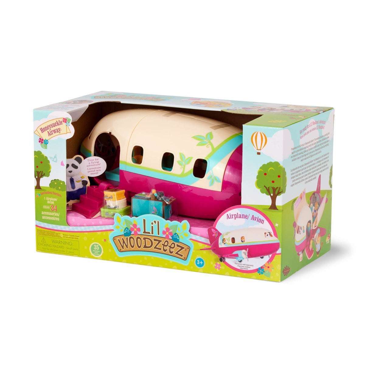 Li′l Woodzeez | Airplane Playset, Battat