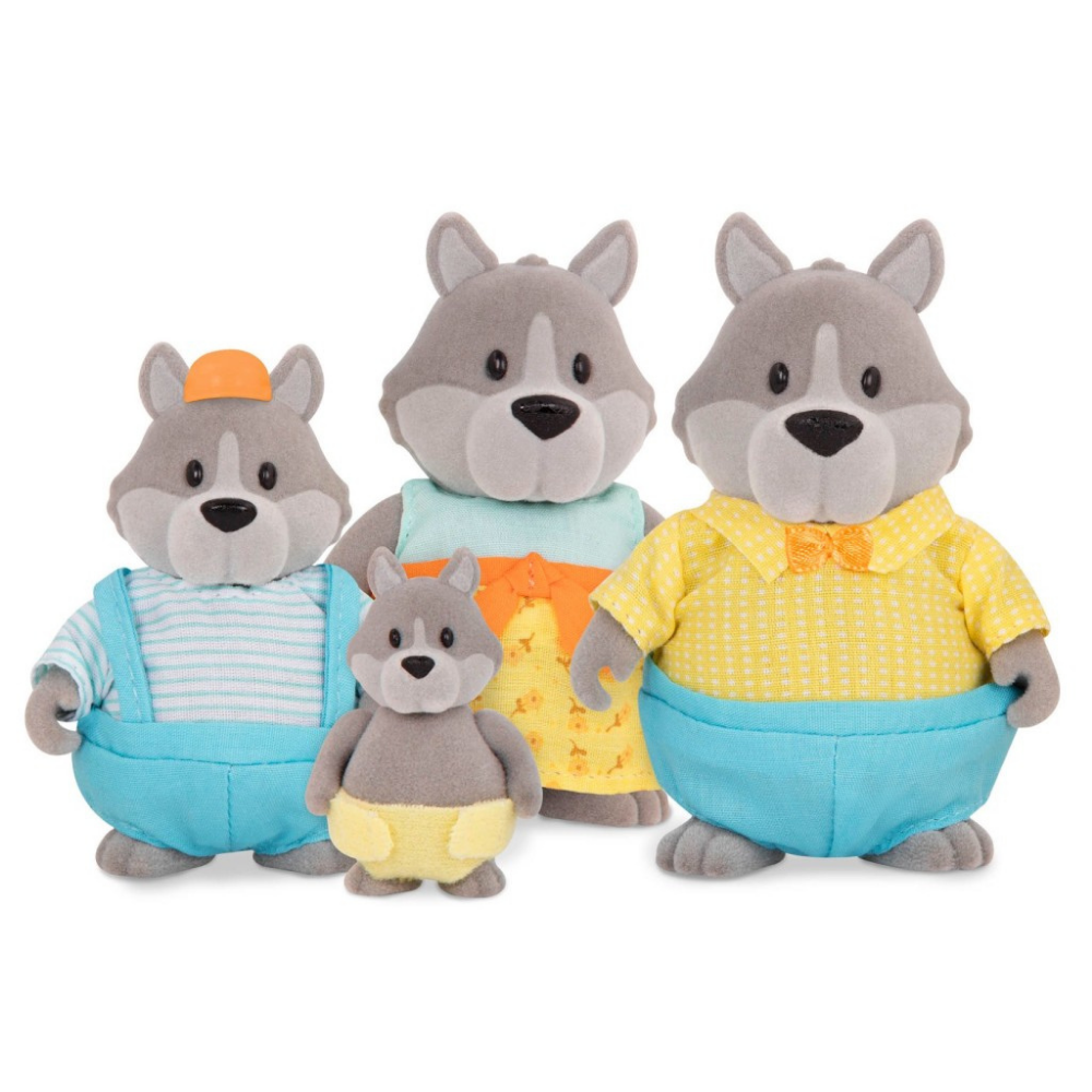Li&#39;l Woodzeez | Familia de lobos