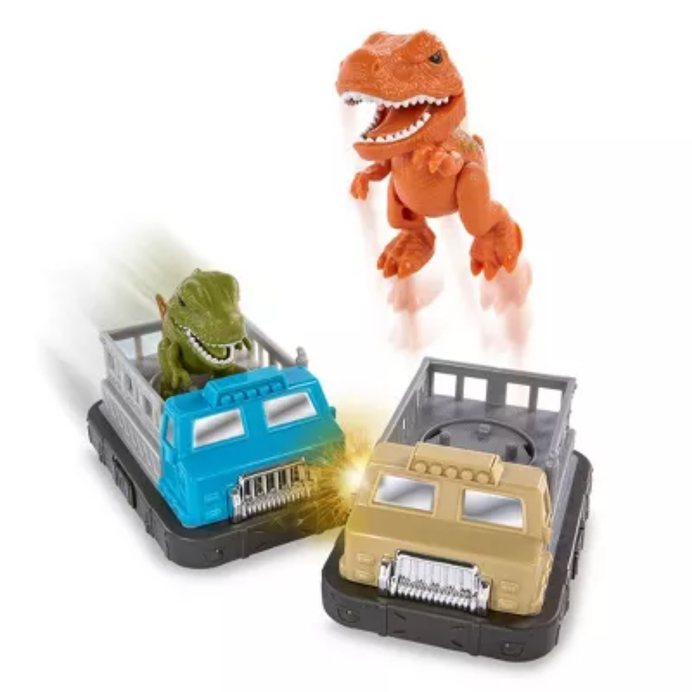 Terra | by Battat Remote Control Bumper Cars Set - Dinosaur