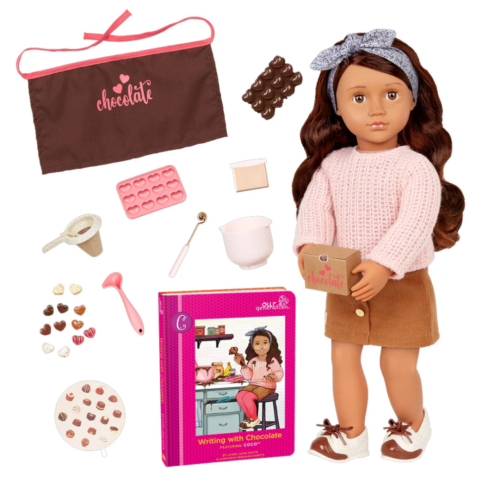 Our Generation | Muñeca Coco-Deluxe Chocolote Doll
