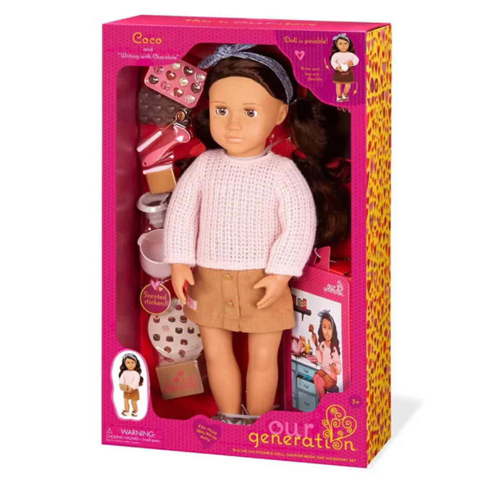 Our Generation | Muñeca Coco-Deluxe Chocolote Doll