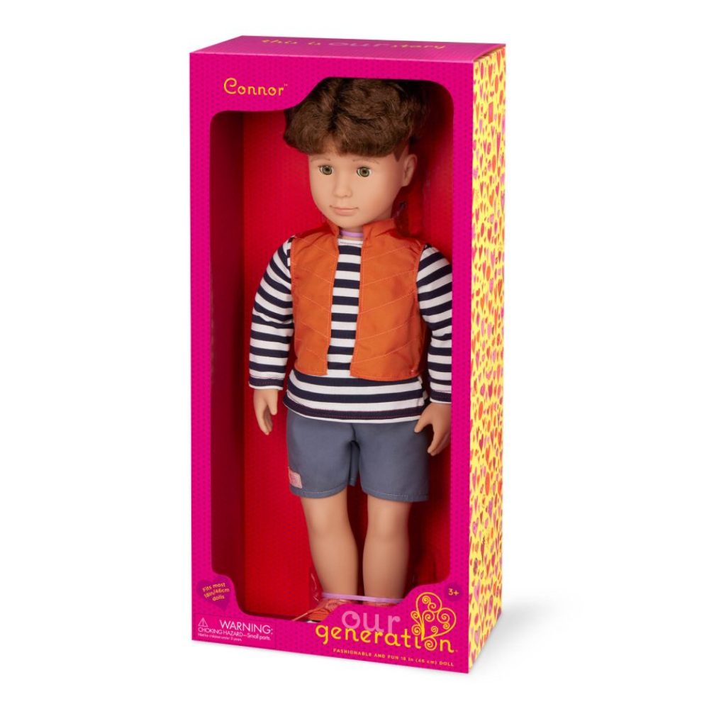 Our Generation |  Muñeco Connor De Niño  Explora las aventuras