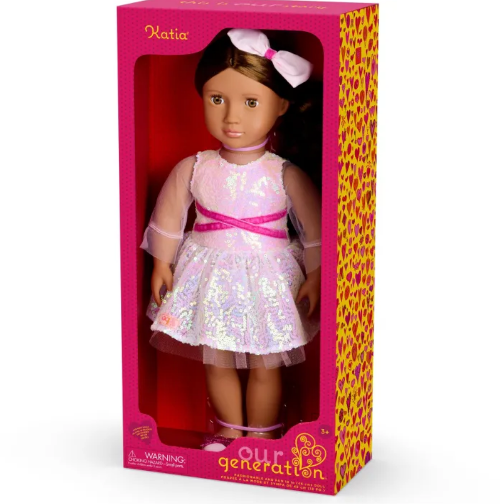 Our Generation | Katia Muñeca  con vestido de lentejuelas
