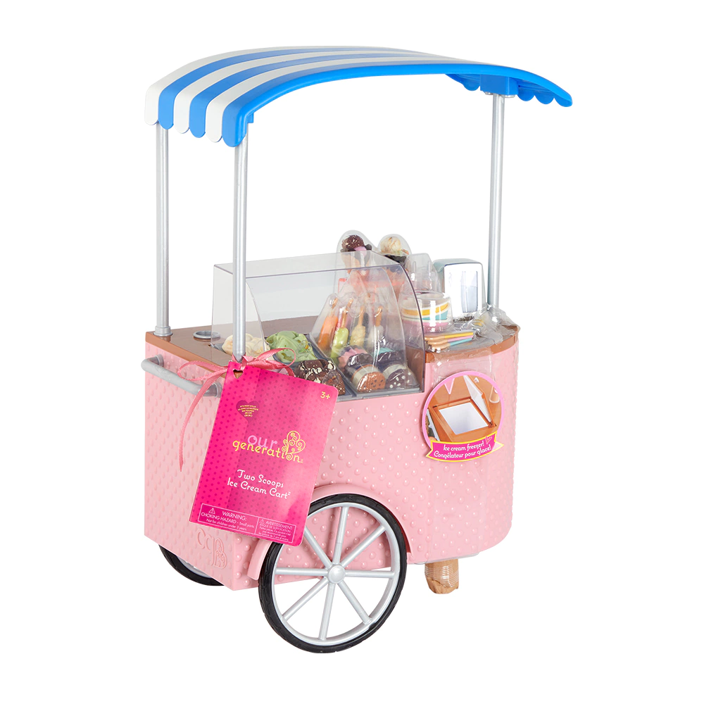 Our Generation | Juego de Carrito de Helado con Ruedas para Muñecas