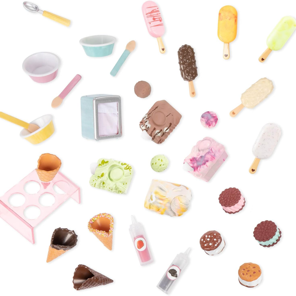 Our Generation | Juego de Carrito de Helado con Ruedas para Muñecas