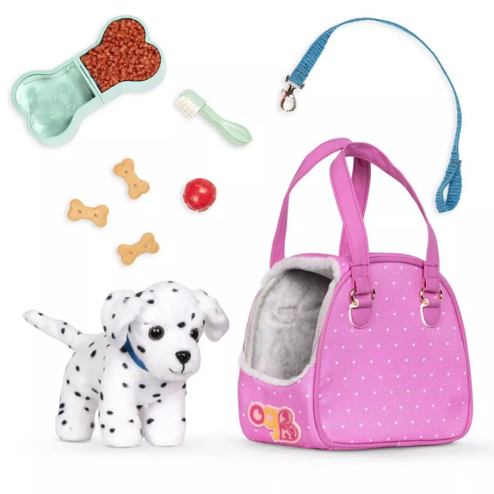 Our Generation | Perrito Dalmata Con Bolso y Accesorio