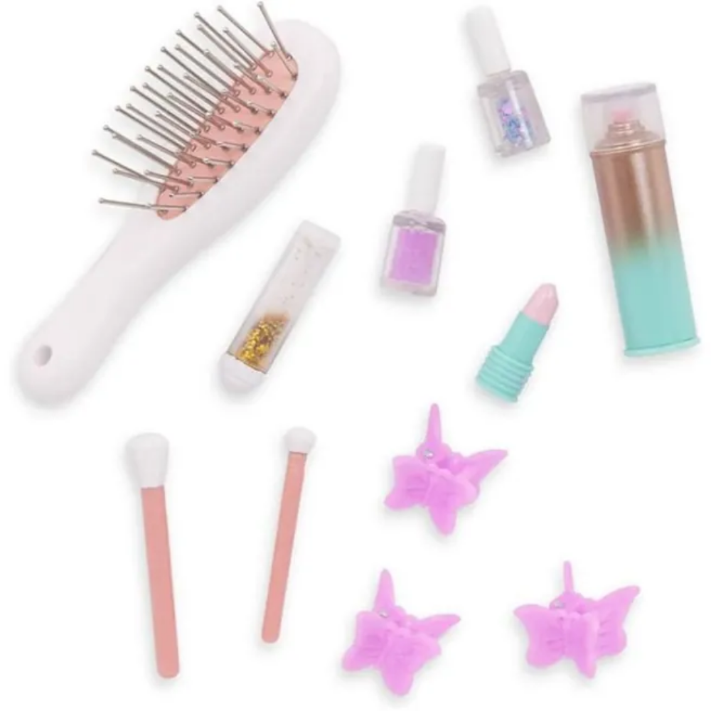 Our Generation | Juego de Mesa de Vanidad Rosa – Light-up Mirror