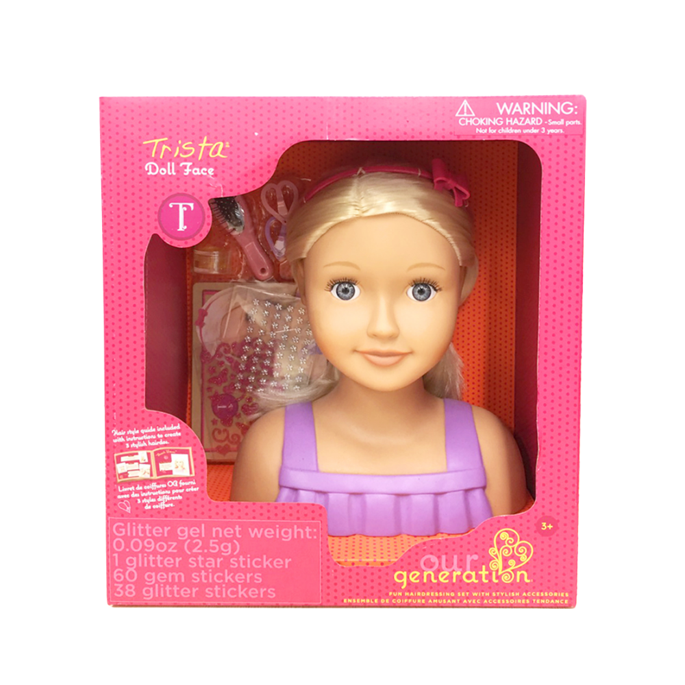 Our Generation | Busto de muñeca Rubia, Trista