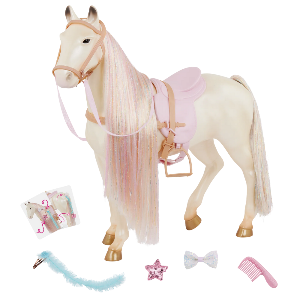 Our Generation | Caballo encantador Con Pelo Ultralargo de Arcoíris