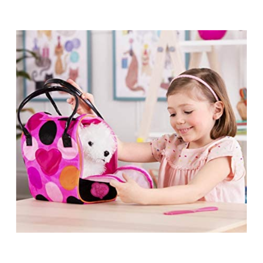 Pucci Pup | Perrito Peluche Con Bolsa Juguete
