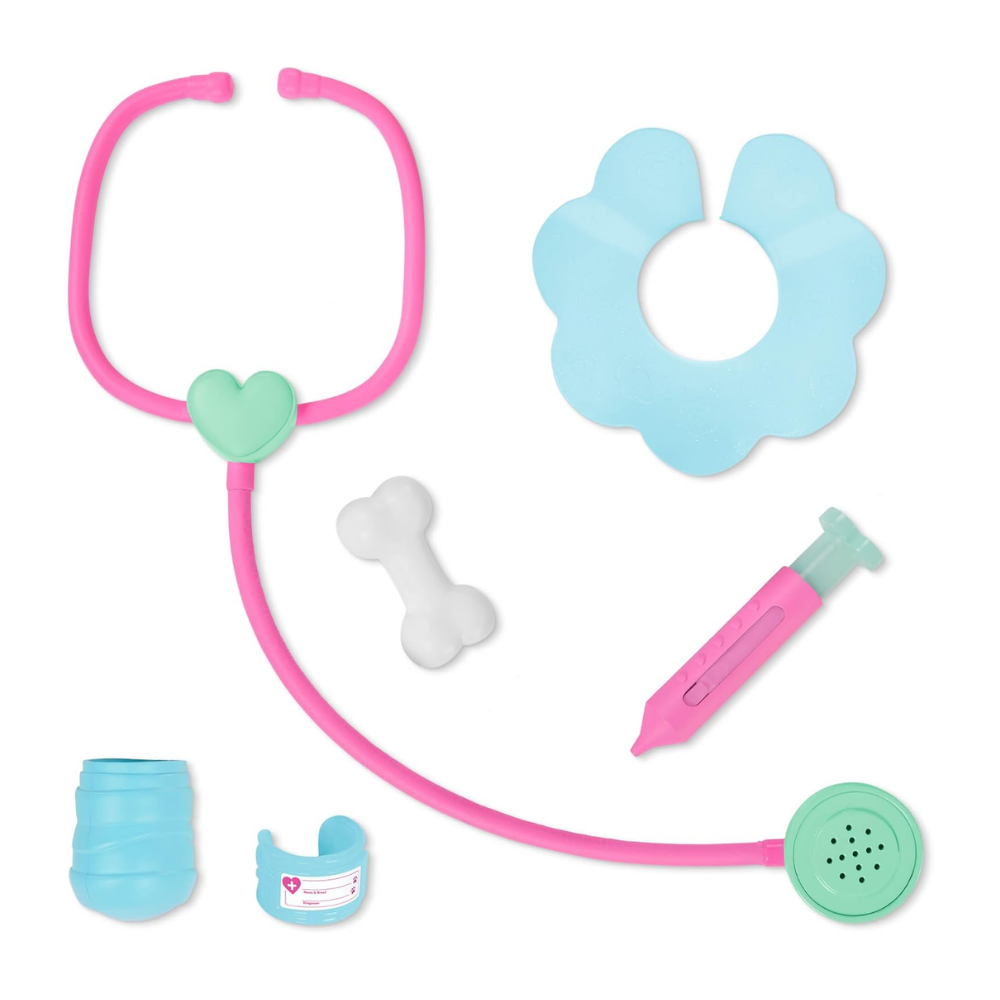 Pucci Pup | Juego de  Transportador de  Husky y Veterinario
