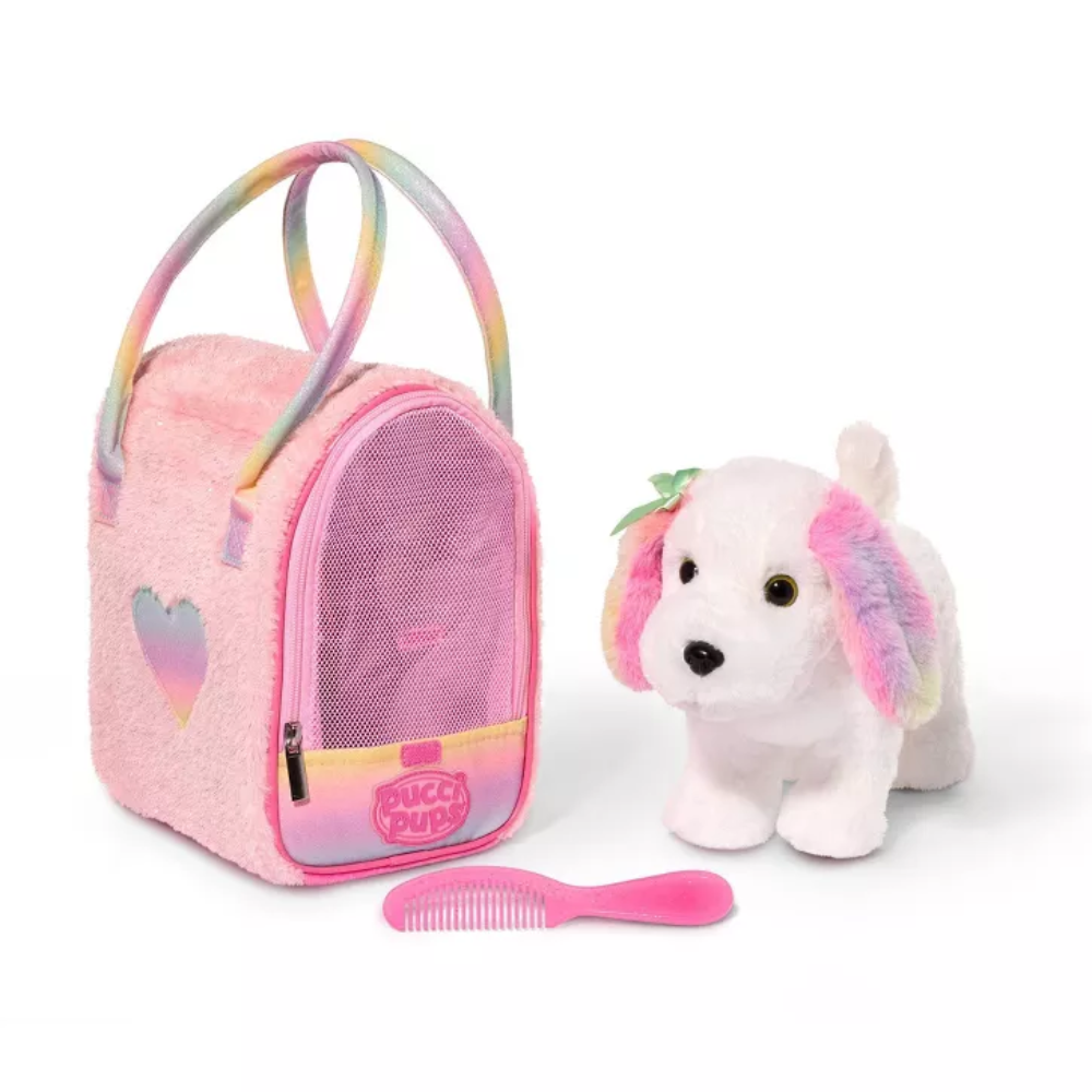 Pucci Pup | Multicolored Maltese in Spink Sparkly Bag