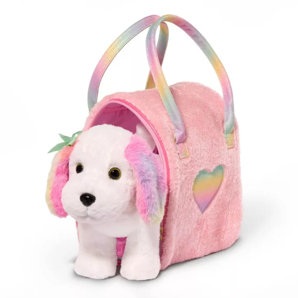 Pucci Pup | Multicolored Maltese in Spink Sparkly Bag
