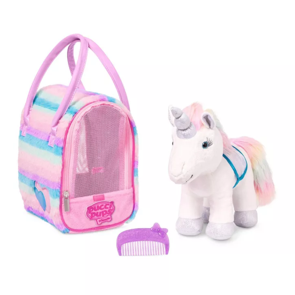 Pucci Pup | Rainbow Glam Bag with Unicorn
