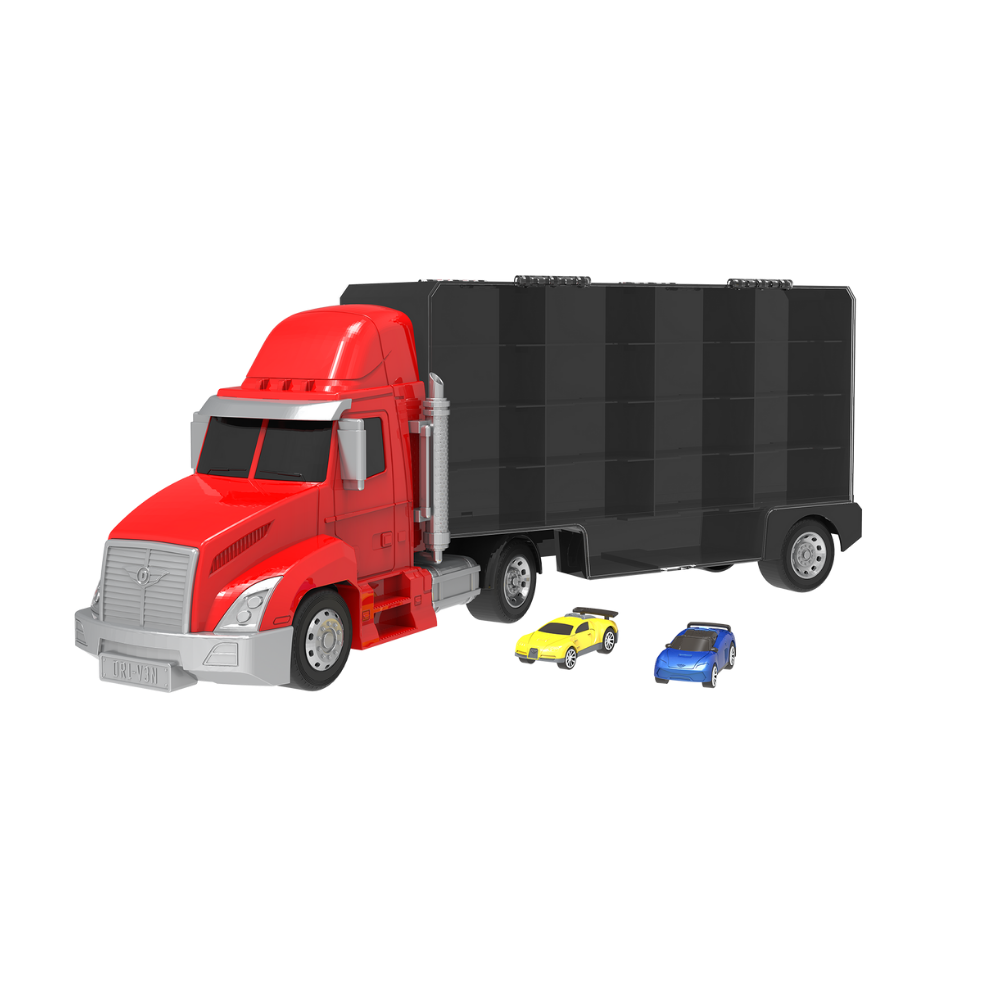 Drive | Camion Americano Con Cabina Retrovisora Con 2 Autos