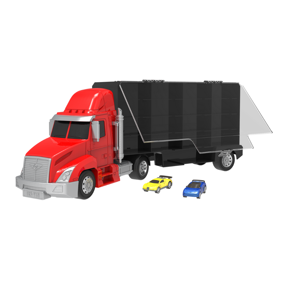 Drive | Camion Americano Con Cabina Retrovisora Con 2 Autos