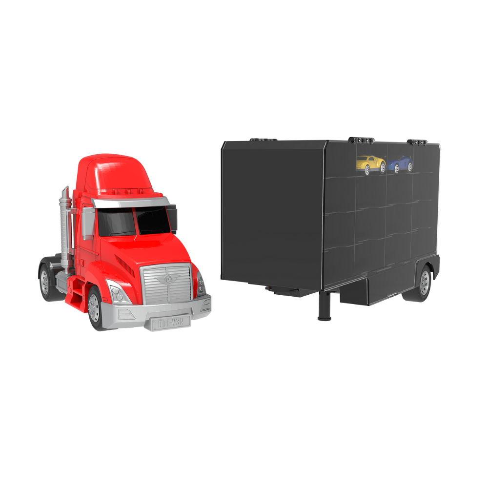Drive | Camion Americano Con Cabina Retrovisora Con 2 Autos