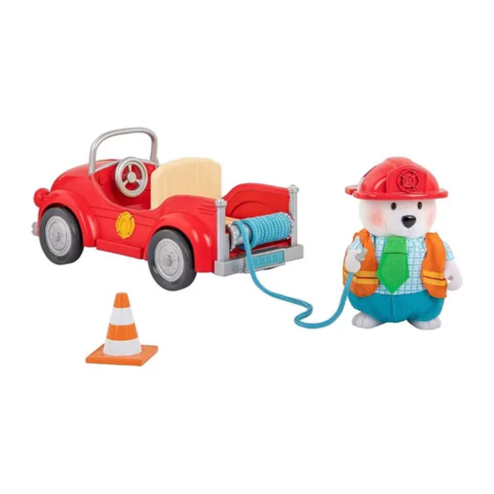 Li'l Woodzeez | Juego de Juguetes de Estación de Bomberos
