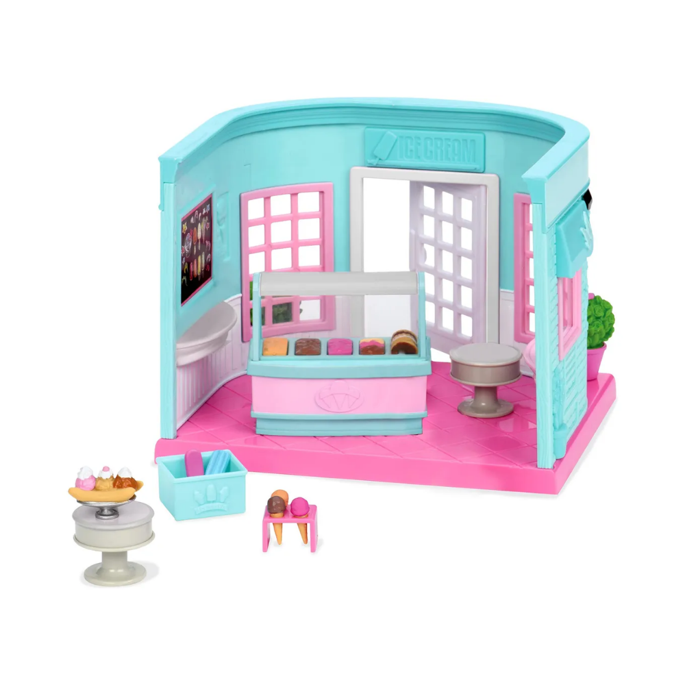 Li'l Woodzeez  | Juego De Casa De Muñecas Tienda De Helados
