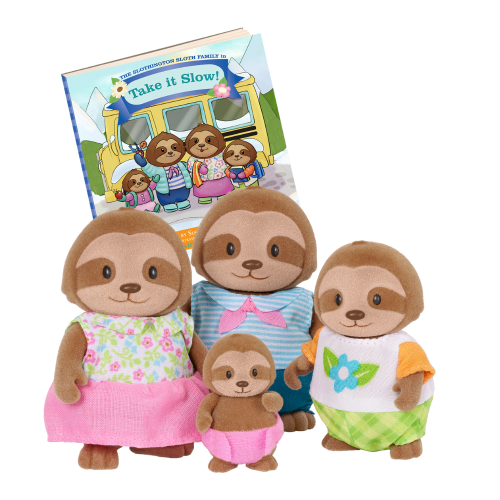 Li'l Woodzeez | Slothington Sloth Family