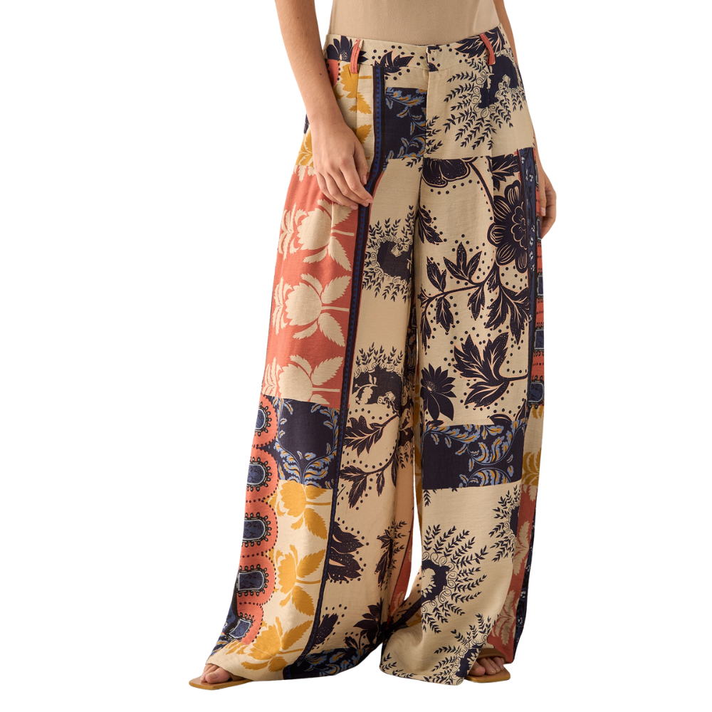 Esprit | Pantalón con Diseño Patchwork