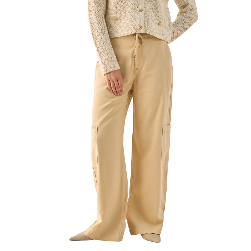 Esprit | Pantalón Wide Leg con Tiro Alto