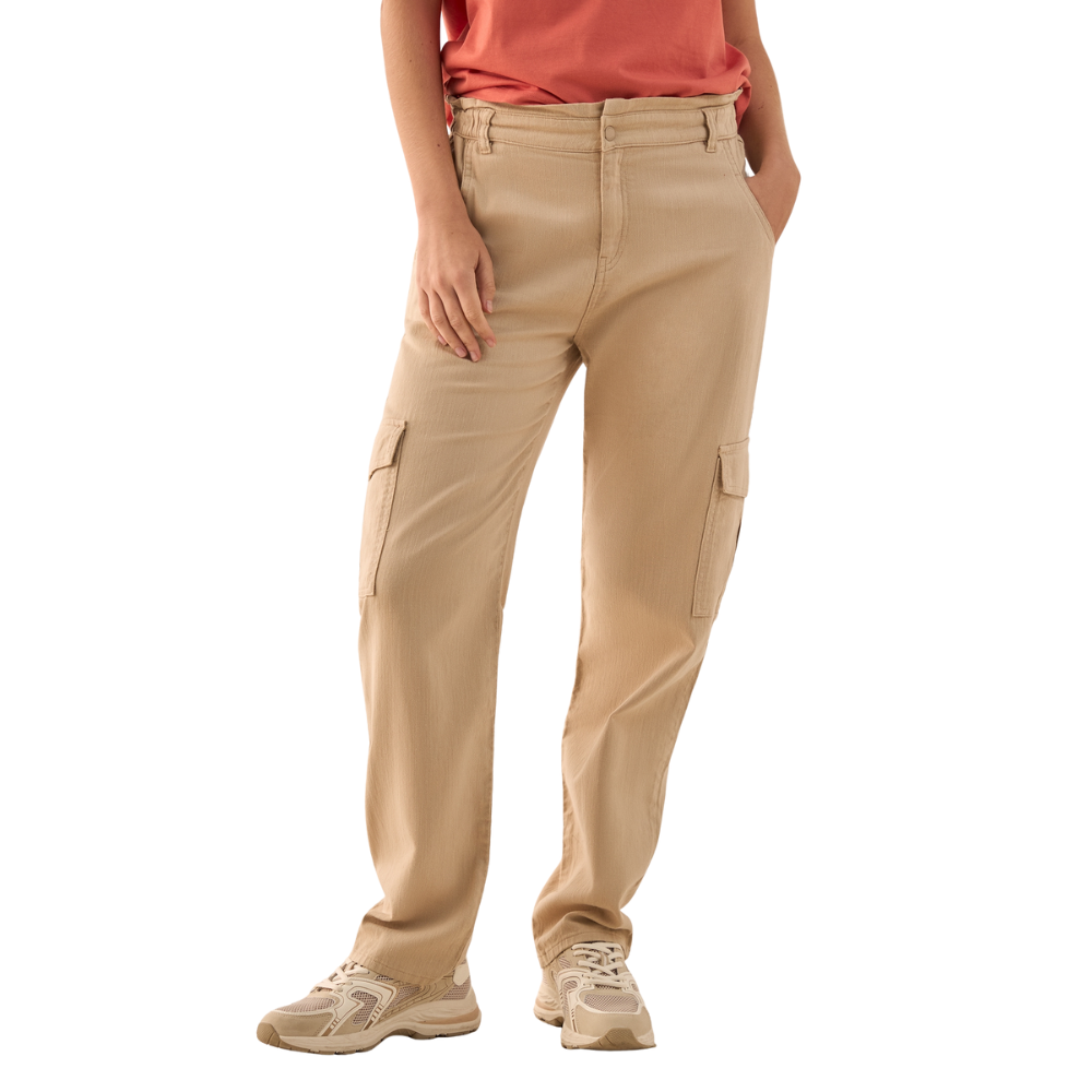 Esprit | Pantalón Cargo con Cintura Elástica