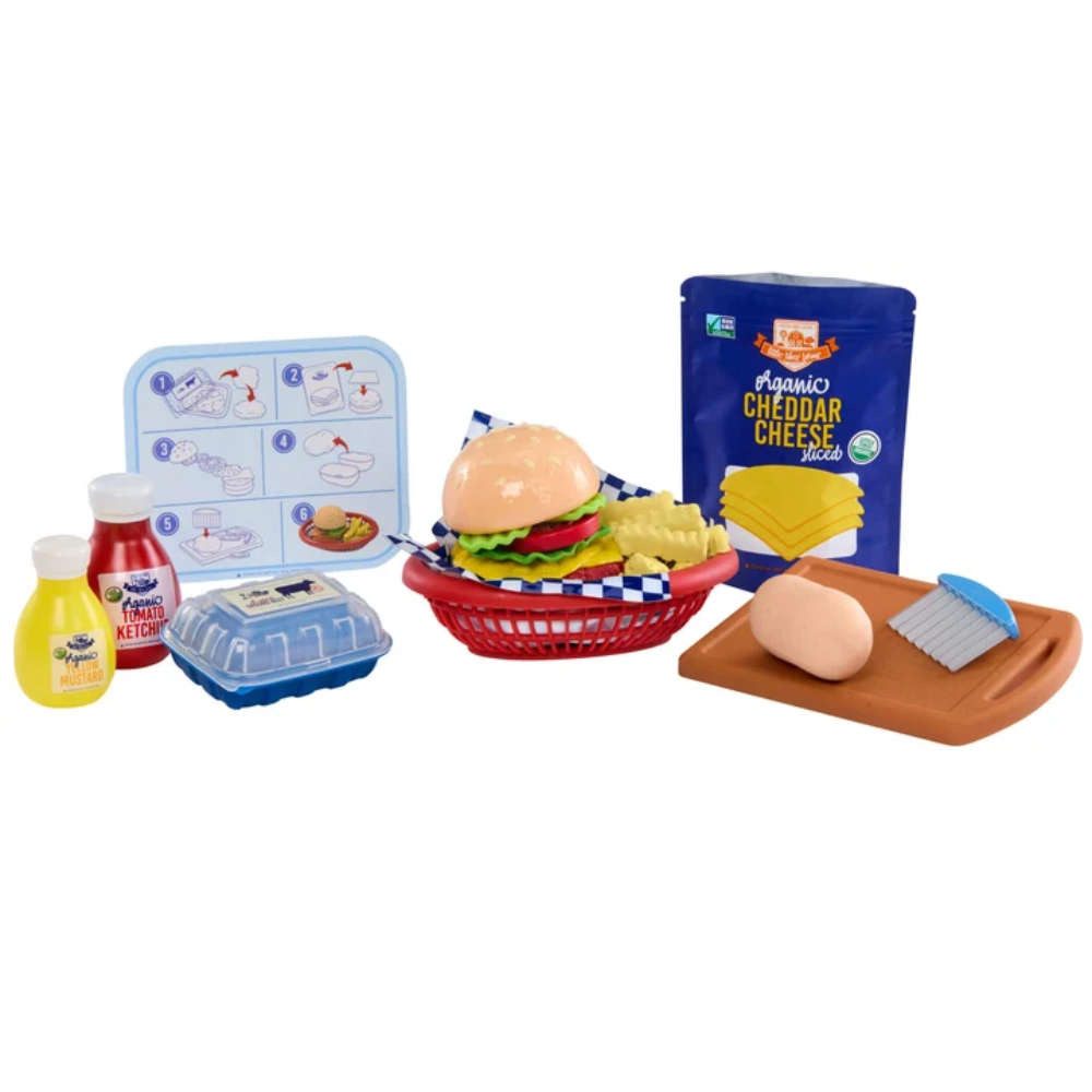 Little Tikes | Creative Chefs Kit de Hamburguesas y Patatas Fritas