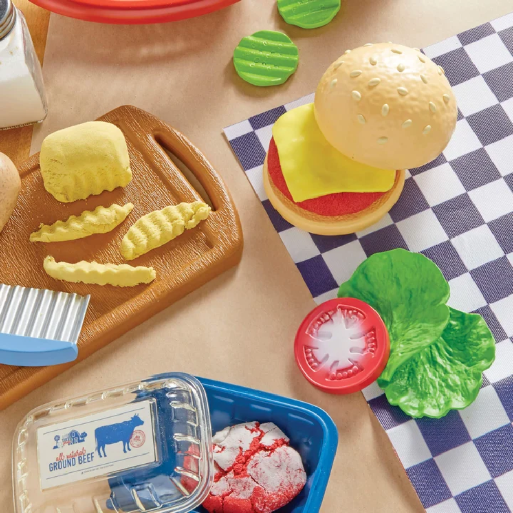 Little Tikes | Creative Chefs Kit de Hamburguesas y Patatas Fritas