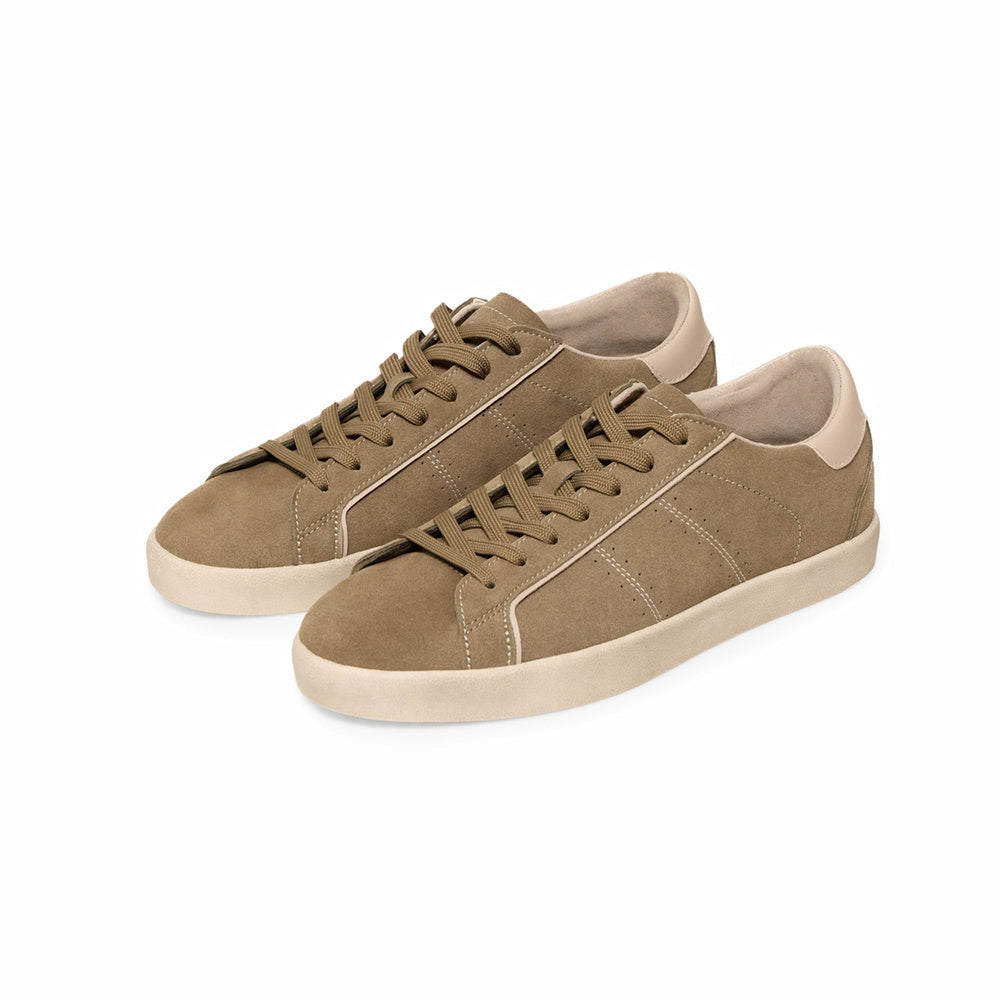 Sfera Zapatillas de ante con cordones - Caqui