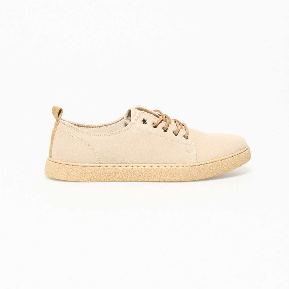 Zapatillas de piel con puntera redondeada