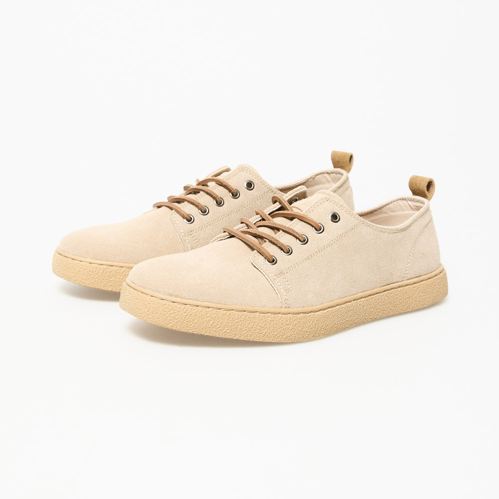 Zapatillas de piel con puntera redondeada