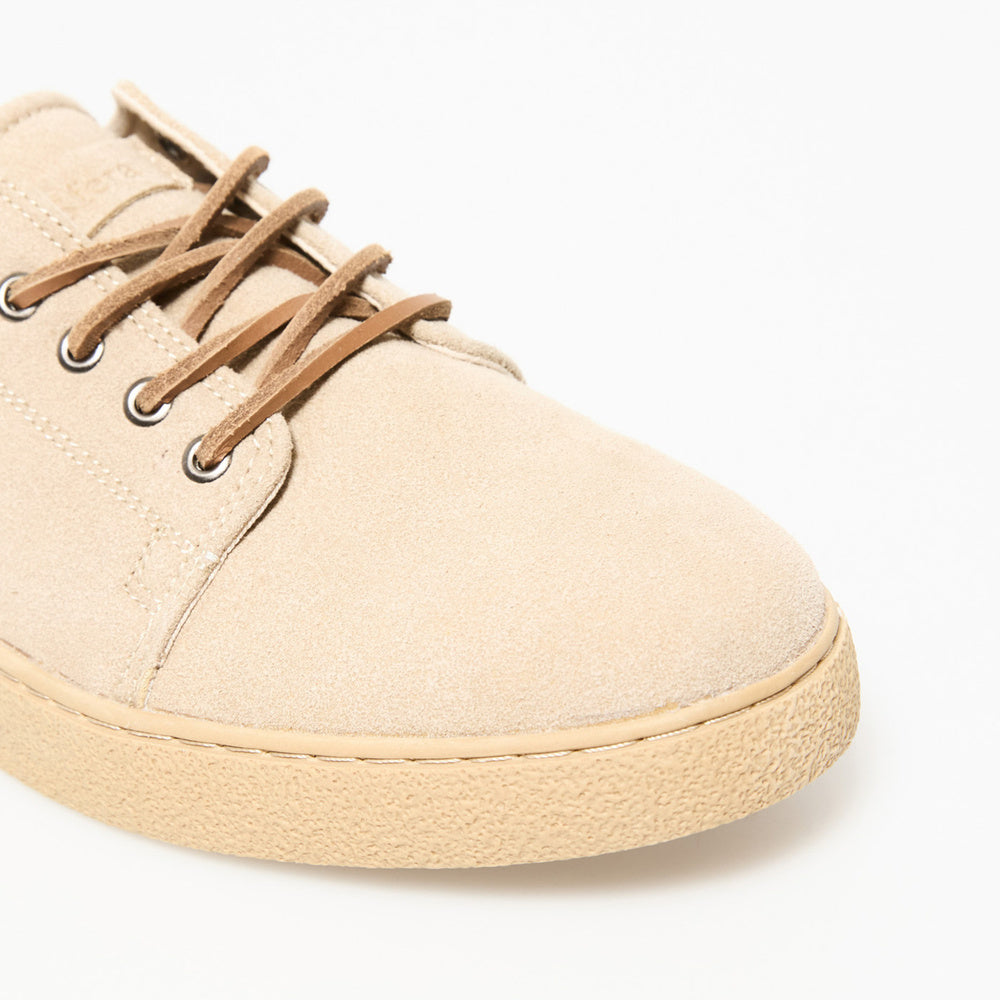 Zapatillas de piel con puntera redondeada