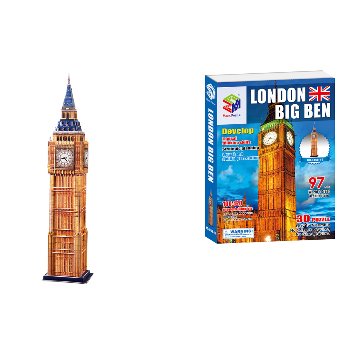 Rompecabezas 3D del Big Ben - Felix Online