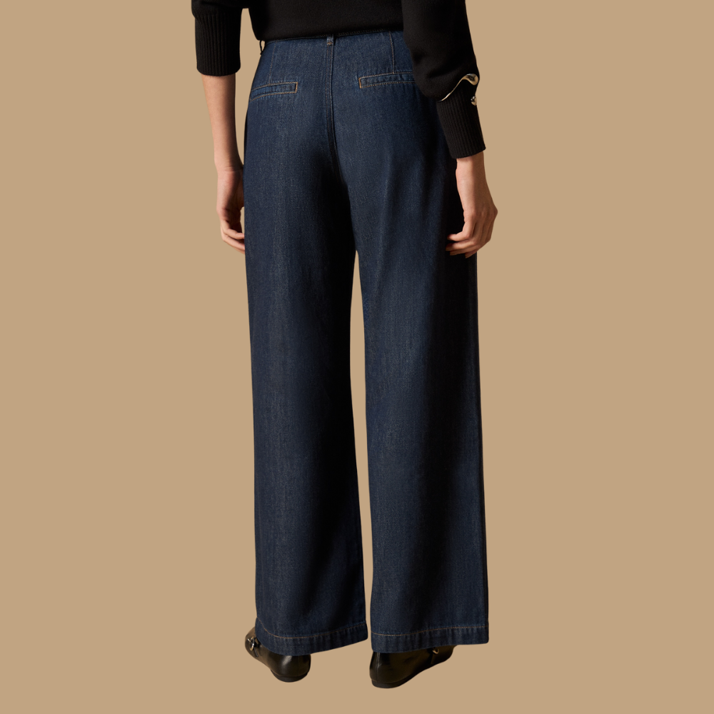 Esprit | Jean Wide Leg Tiro Alto para Dama