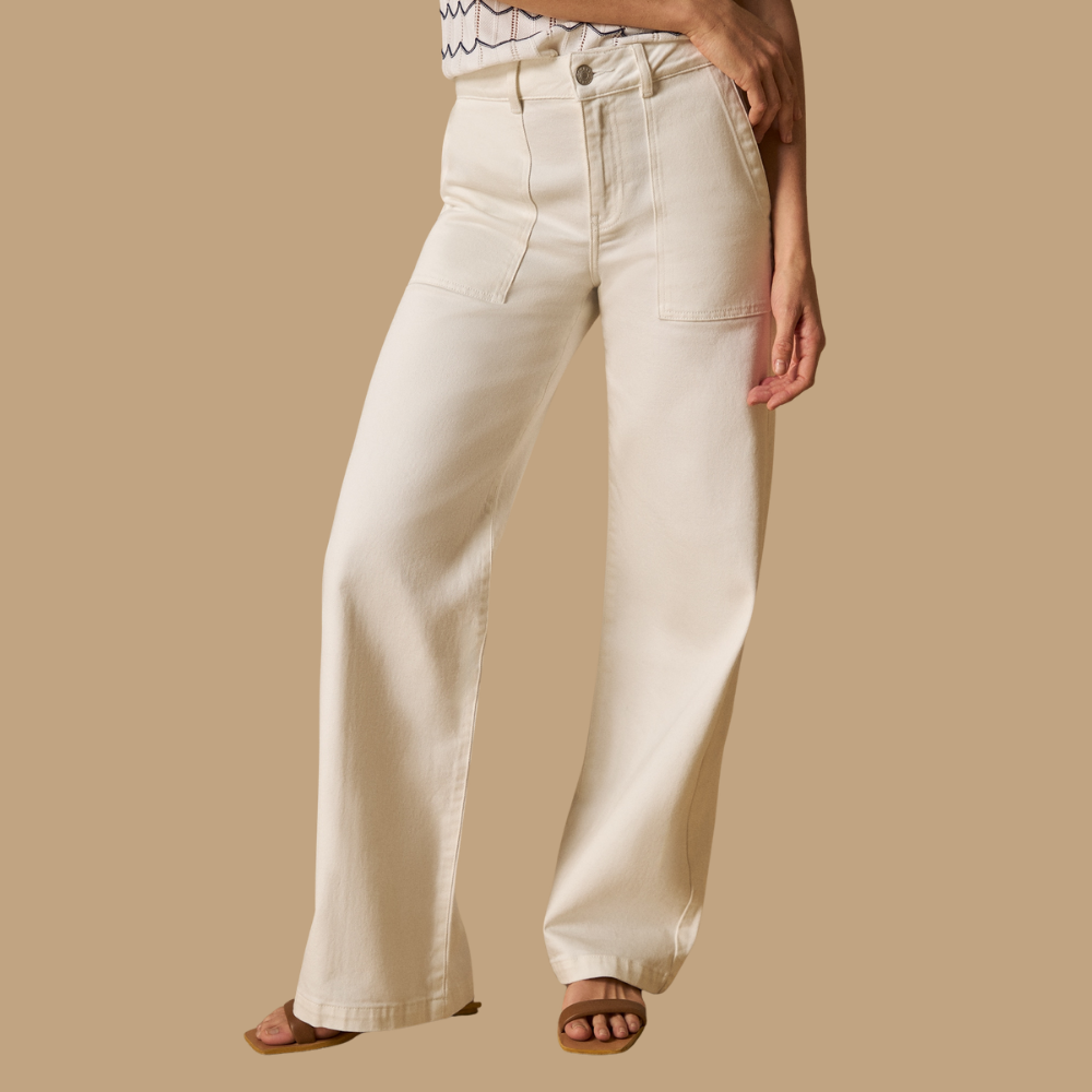 Esprit | Pantalón Wide Leg Talle Alto para Dama