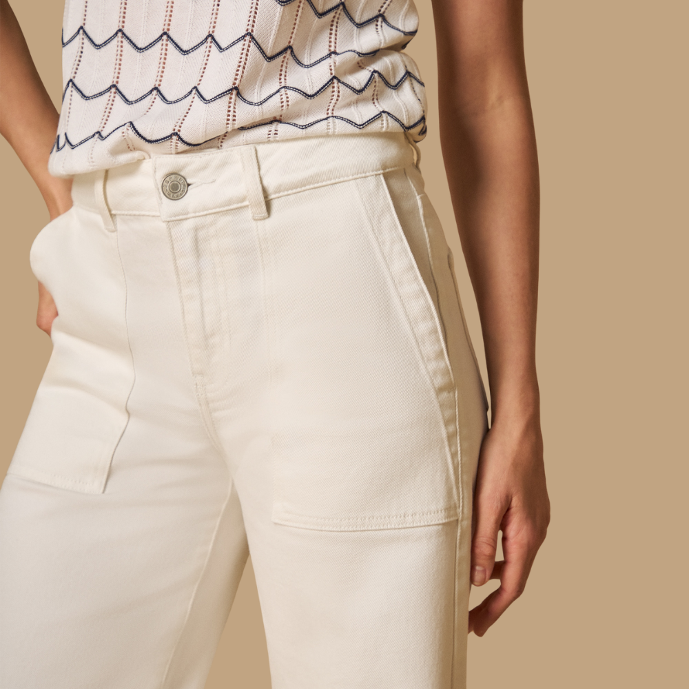Esprit | Pantalón Wide Leg Talle Alto para Dama