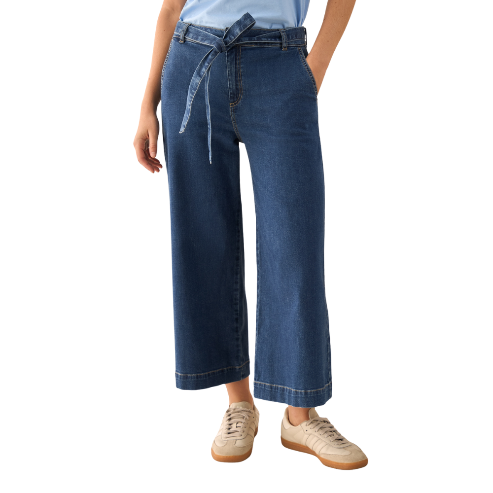 Esprit | Jean Silueta Wide Leg y Tiro Alto