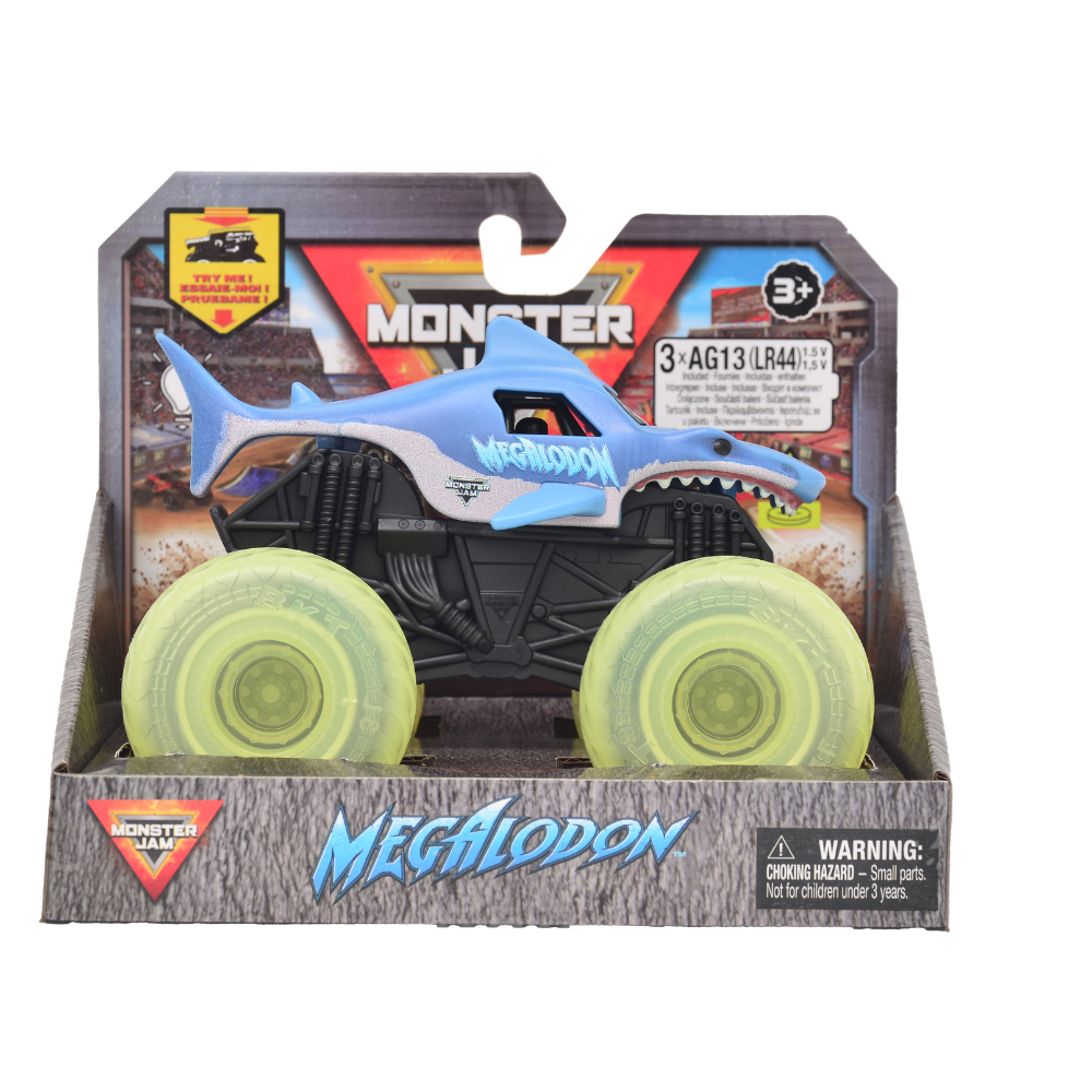 Monster Jam  | Monster Jam X 1 Escala 1:43 Llantas Light-Up  V, Surt,