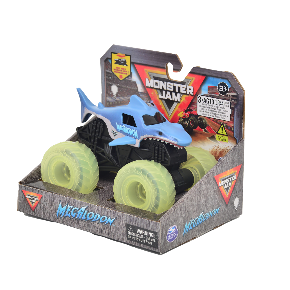 Monster Jam  | Monster Jam X 1 Escala 1:43 Llantas Light-Up  V, Surt,