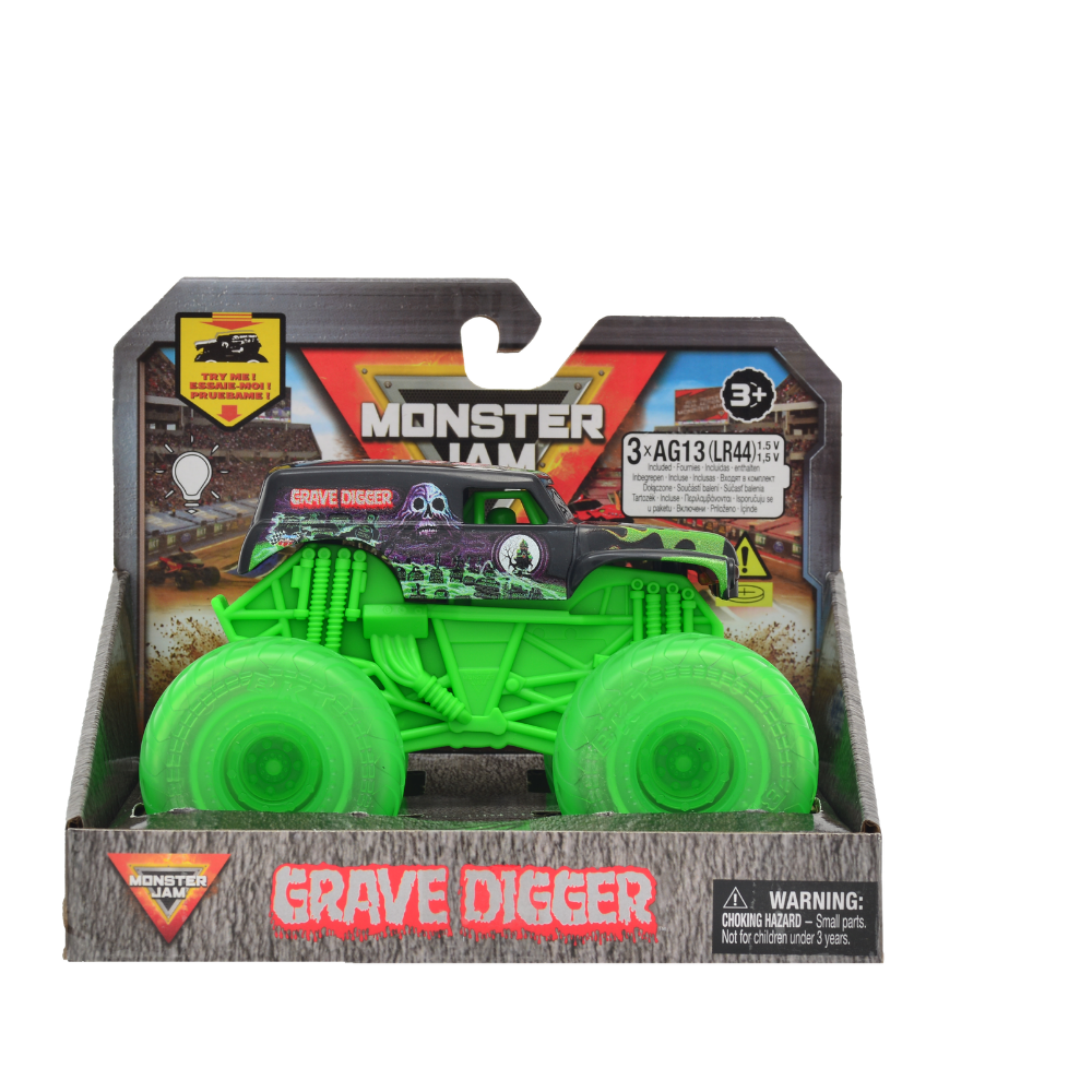Monster Jam  | Monster Jam X 1 Escala 1:43 Llantas Light-Up  V, Surt,