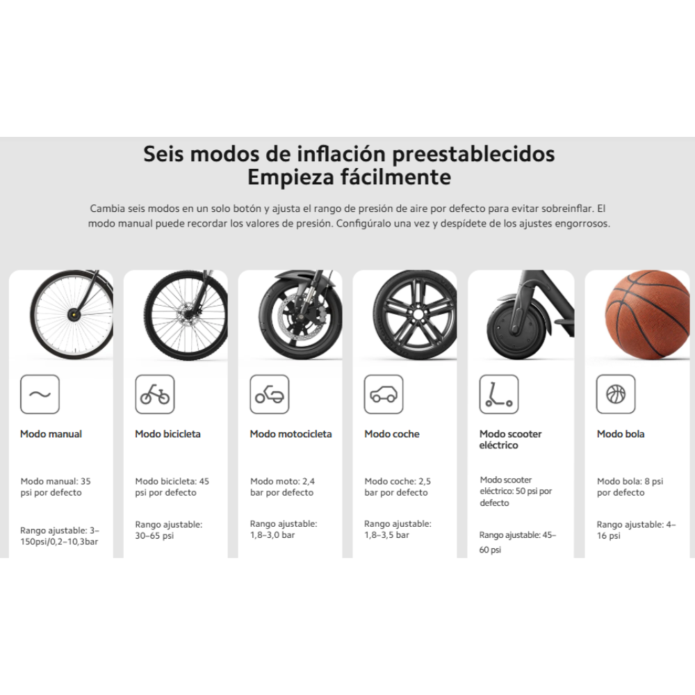 Xiaomi | Compresor Eléctrico Portátil de Aire 2