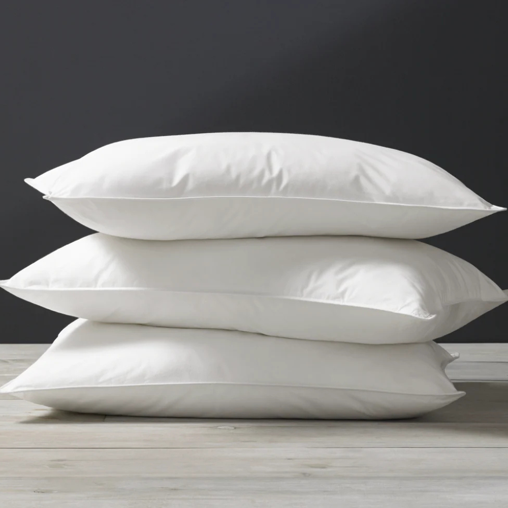 Kassatex | Almohada Alternativa de Plumas de Lujo King Medium